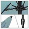 California Umbrella 9' Bronze Aluminum Market Patio Umbrella, Sunbrella Air Blue 194061337028 - alternate 2